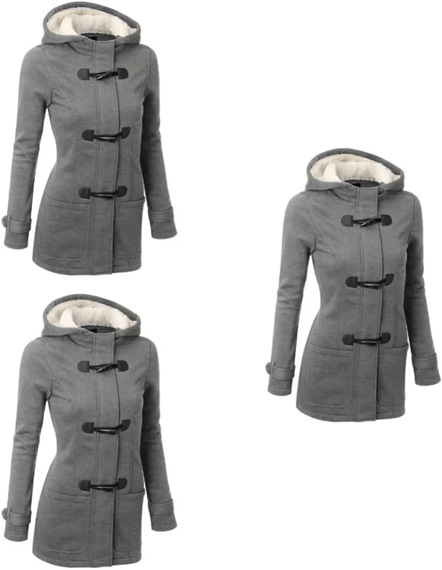 2pcs Warm Coat Casual Coats for Women Black Coats Daugter Thermal Coats for Women Women's Heated Coat