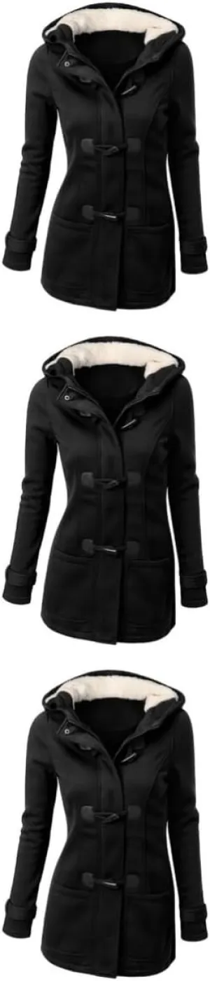 2pcs Warm Coat Casual Coats for Women Black Coats Daugter Thermal Coats for Women Women's Heated Coat