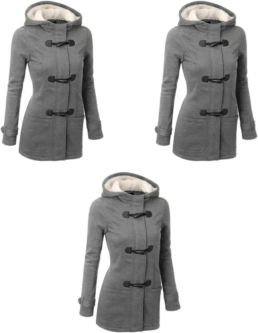 2pcs Warm Coat Casual Coats for Women Black Coats Daugter Thermal Coats for Women Women's Heated Coat