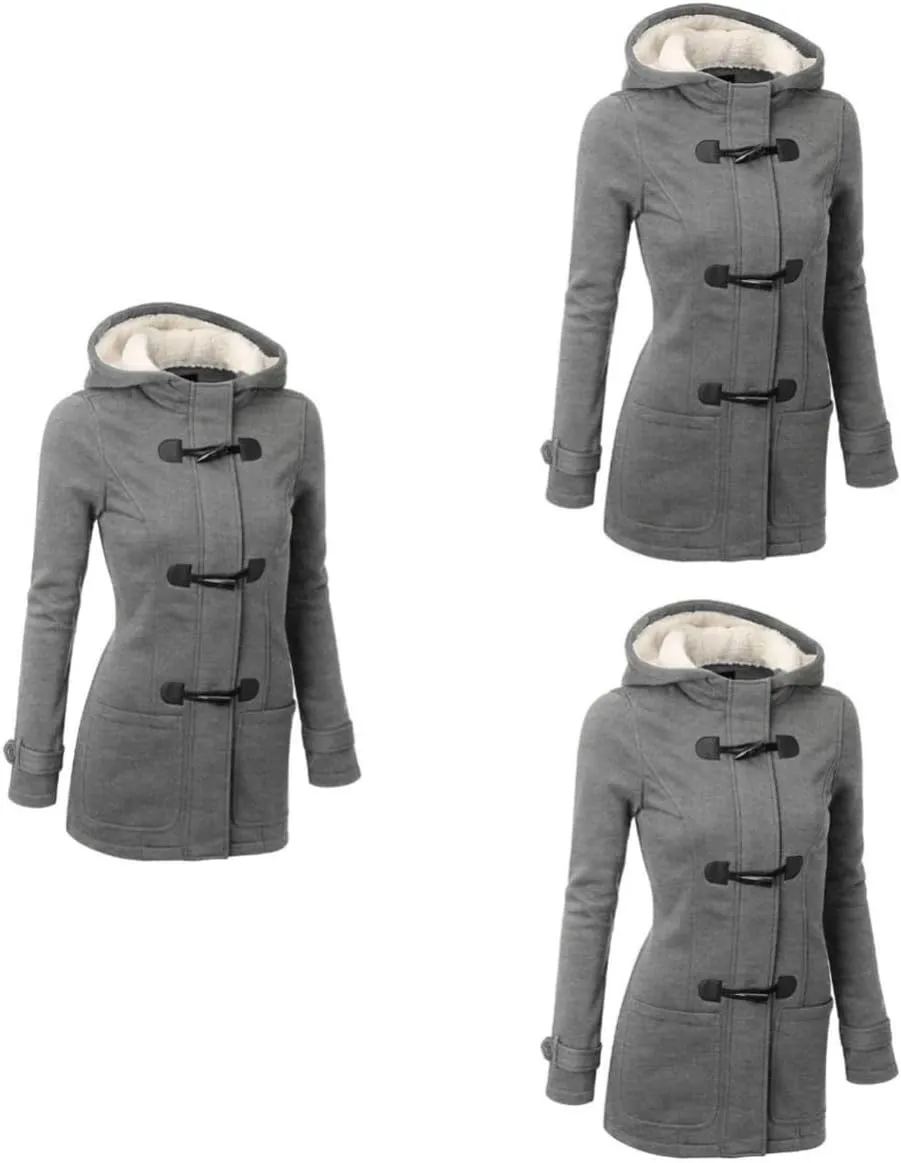 2pcs Warm Coat Casual Coats for Women Black Coats Daugter Thermal Coats for Women Women's Heated Coat