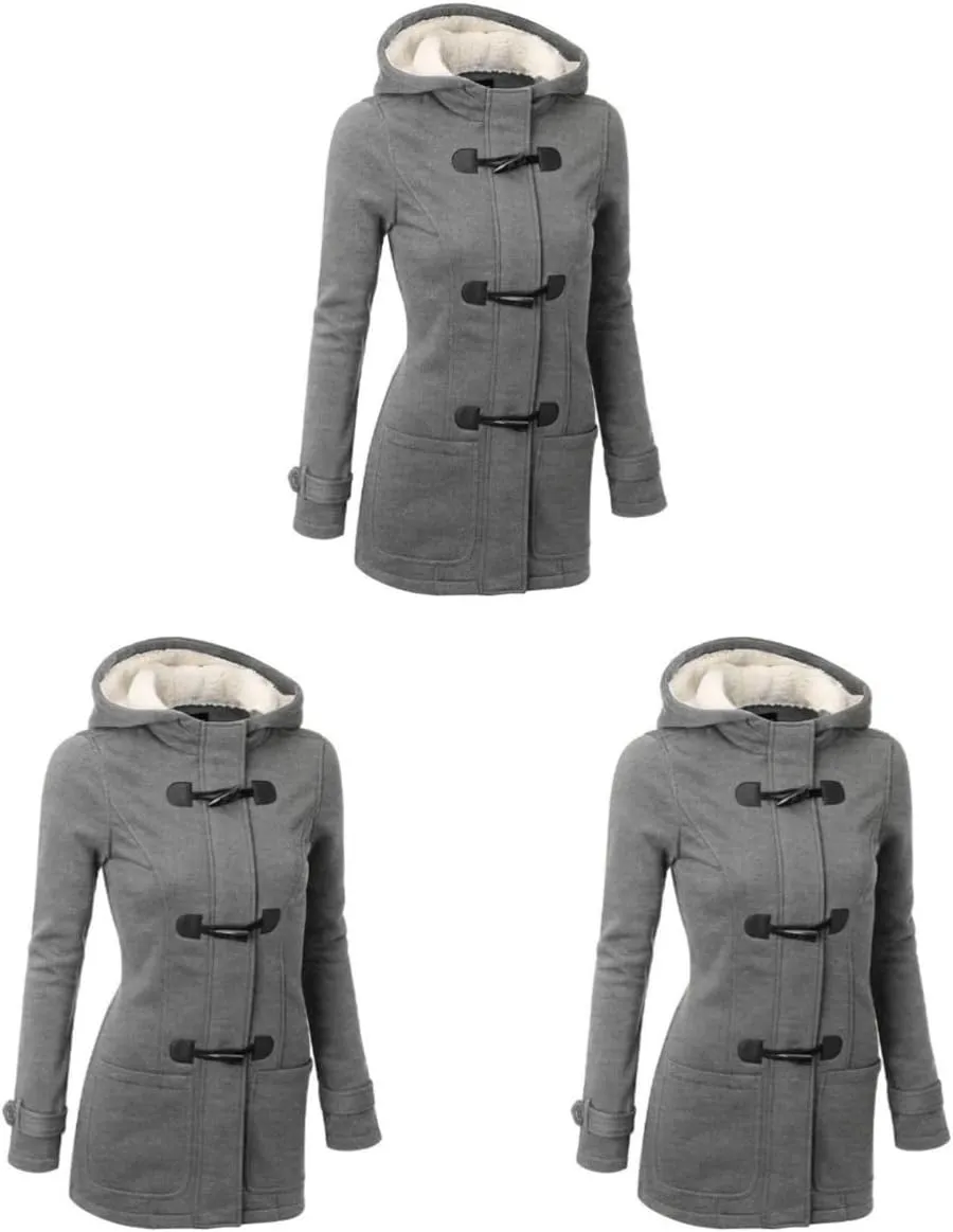 2pcs Warm Coat Casual Coats for Women Black Coats Daugter Thermal Coats for Women Women's Heated Coat
