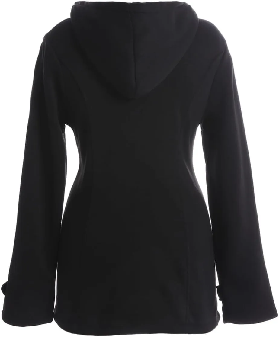 2pcs Warm Coat Casual Coats for Women Black Coats Daugter Thermal Coats for Women Women's Heated Coat