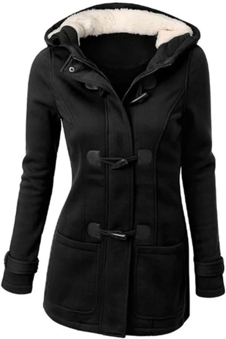 2pcs Warm Coat Casual Coats for Women Black Coats Daugter Thermal Coats for Women Women's Heated Coat