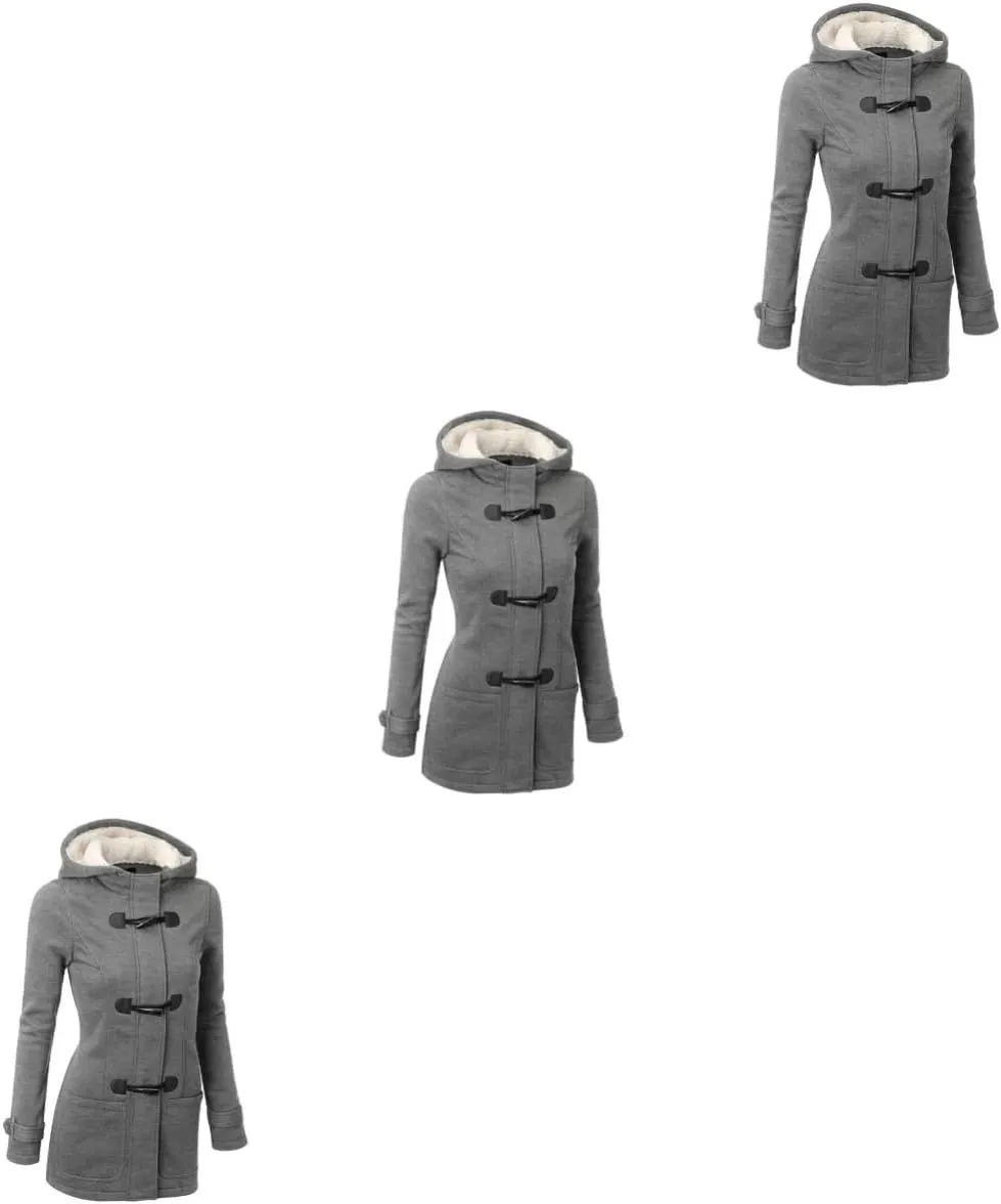 2pcs Warm Coat Casual Coats for Women Black Coats Daugter Thermal Coats for Women Women's Heated Coat