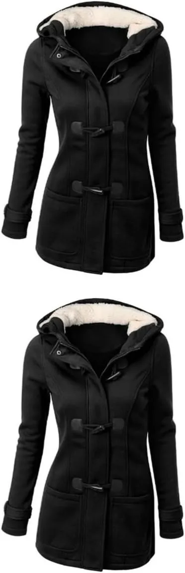 2pcs Warm Coat Casual Coats for Women Black Coats Daugter Thermal Coats for Women Women's Heated Coat