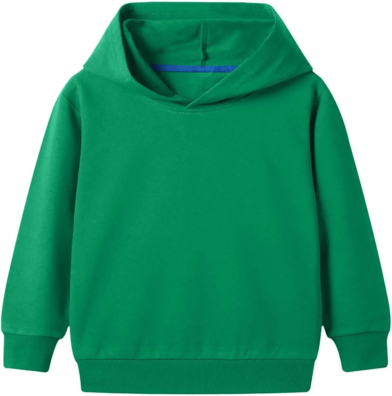 Black Hoodie For Kids Baby Girls Boys Long Sleeve Solid Hooded Sweatshirt Unisex Cute Cotton Crewneck Soft Cloths