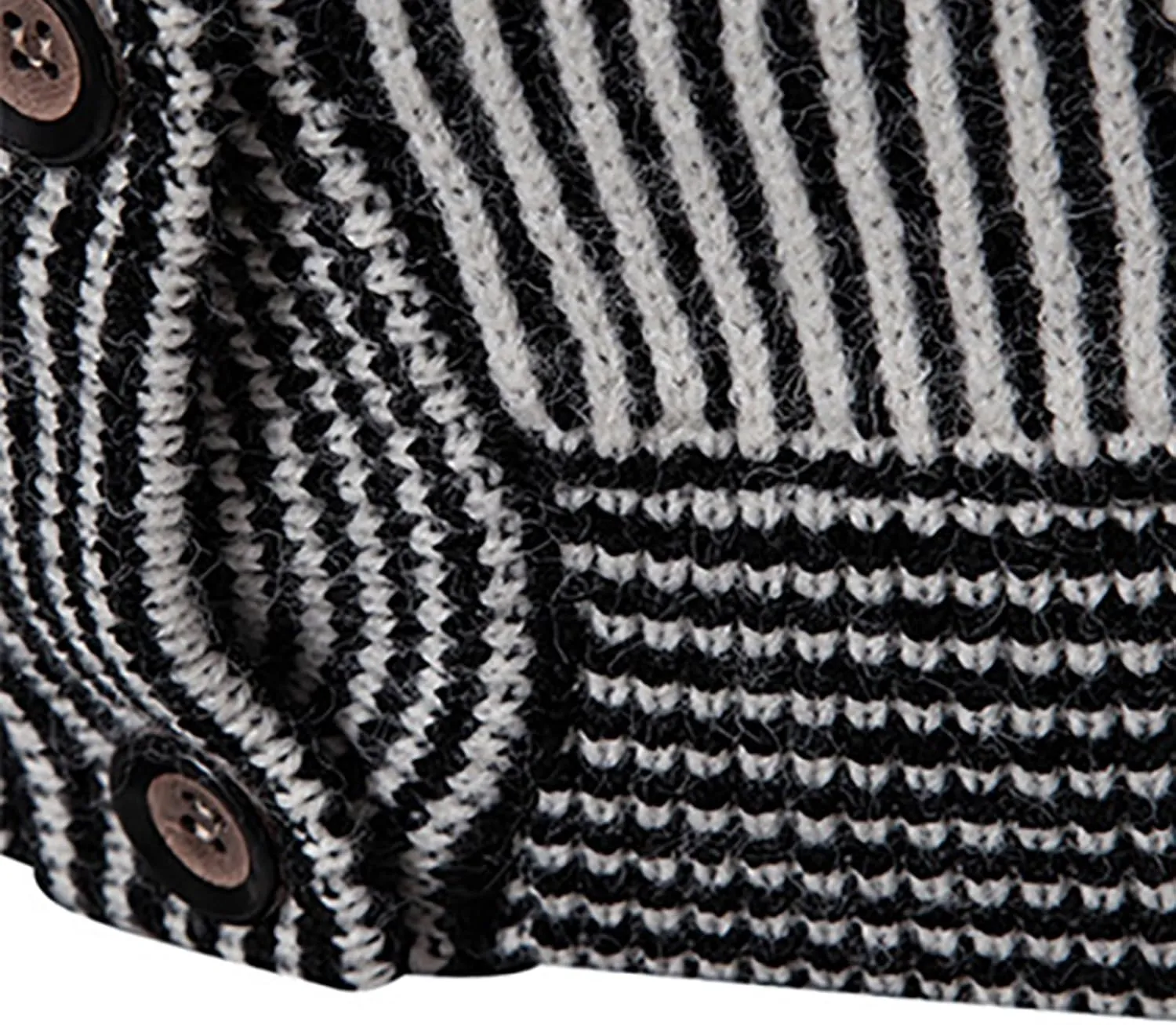 Cardigan Sweaters for Men Chunky Knitted Cardigan Button Down Sweater V Neck Casual Sweaters Lightweight Cardigan