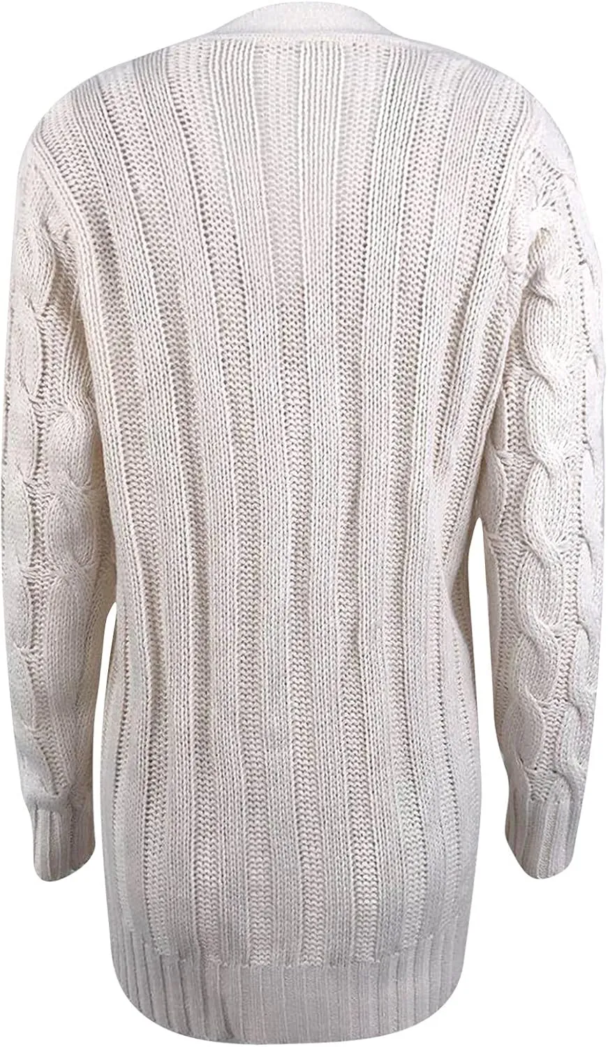 Cardigan Sweaters for Women Button Long Sleeve Cable Knit Sweater Loose Open Front Casual Fall Fashion Cardigans