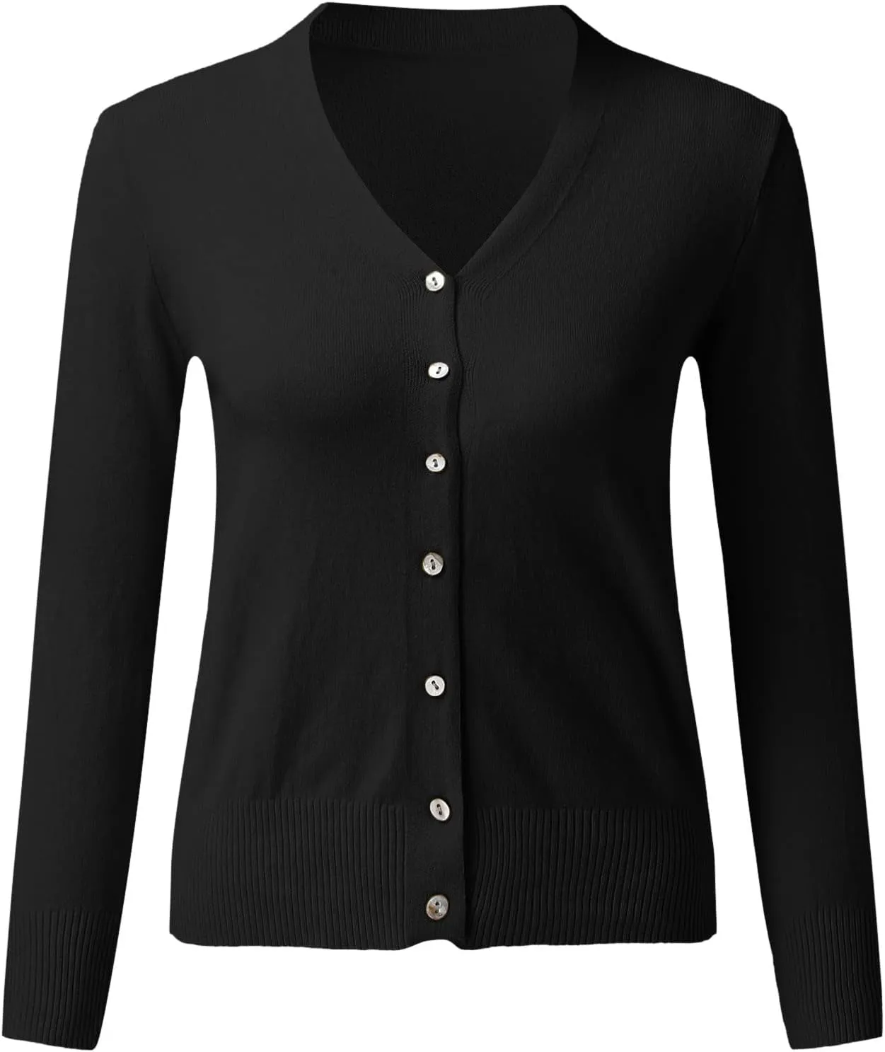 Cardigan Sweaters for Women Lightweight Solid Cropped Kimono Cardigans 2024 Fall Open Front Coat Button Knited Sweater