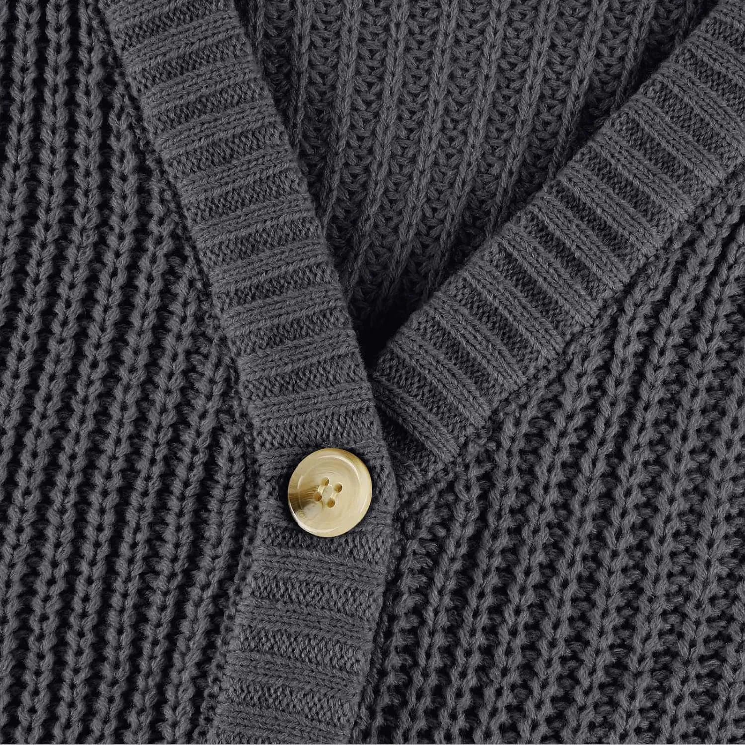 Chunky Cardigan Sweaters for Women Cable Knit Open Front Cardigan with Pockets Oversized Loose Long Sleeve Sweaters