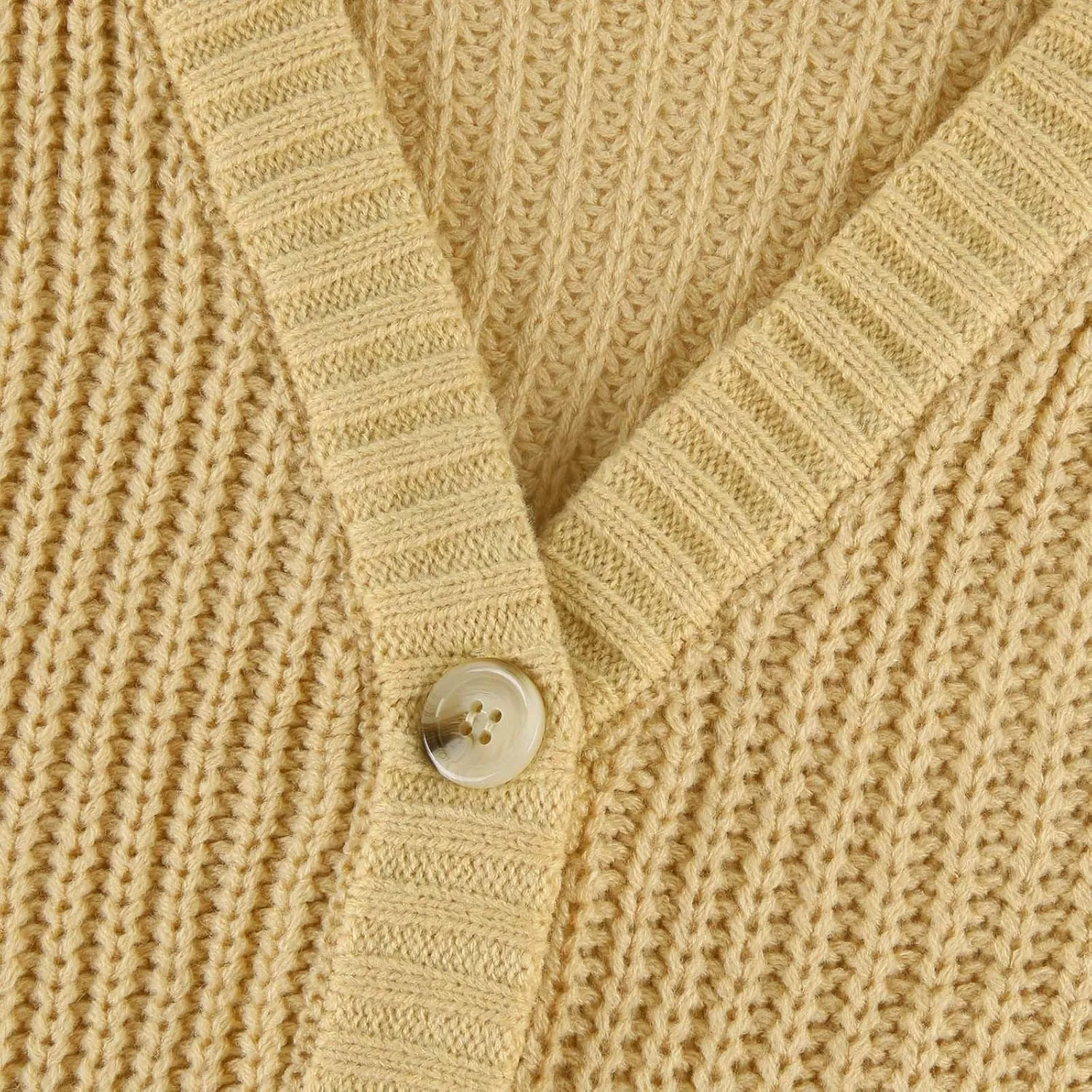 Chunky Cardigan Sweaters for Women Cable Knit Open Front Cardigan with Pockets Oversized Loose Long Sleeve Sweaters