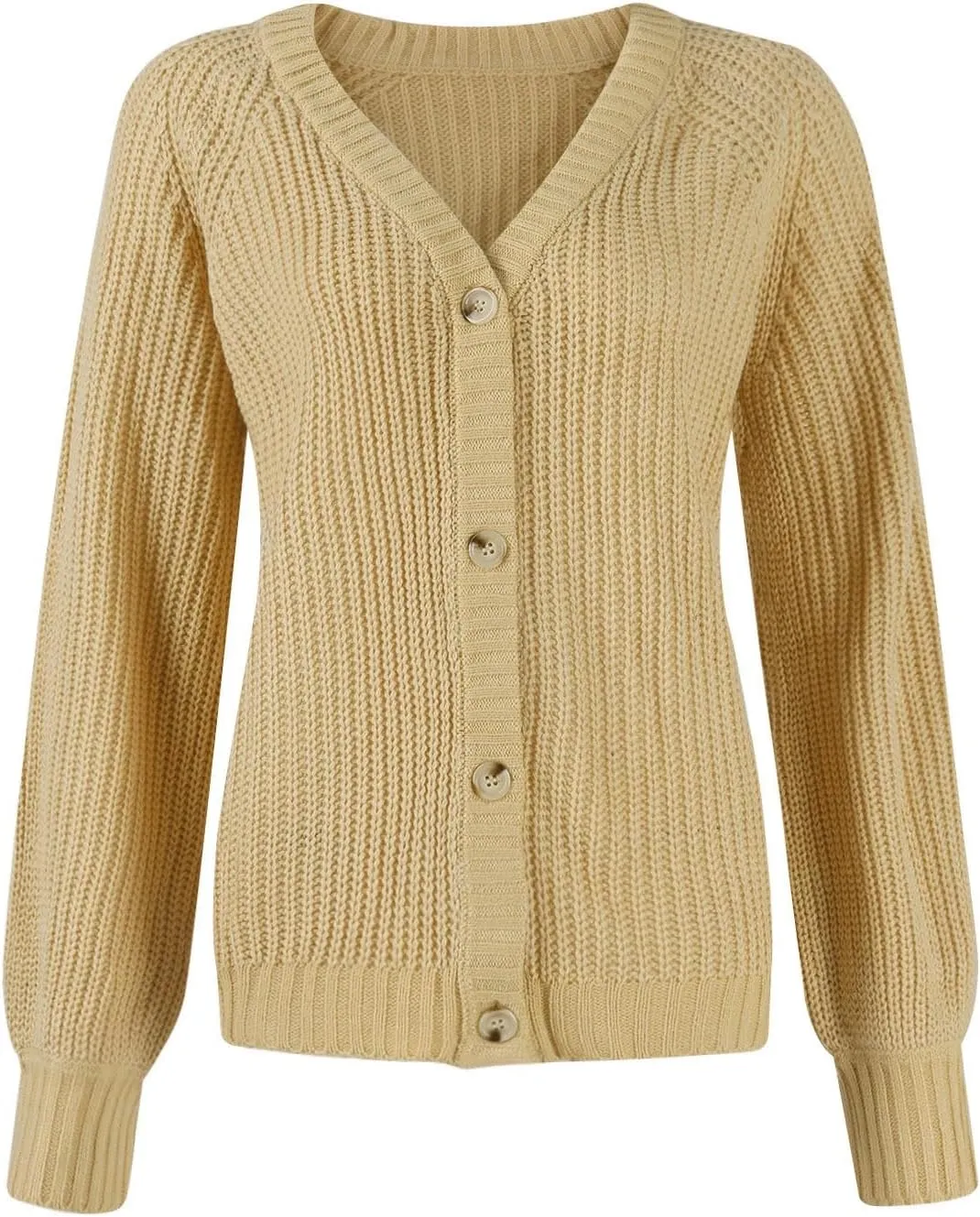 Chunky Cardigan Sweaters for Women Cable Knit Open Front Cardigan with Pockets Oversized Loose Long Sleeve Sweaters