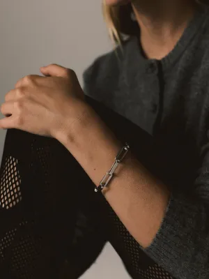 Connor Chunky Link Bracelet 925 Recycled Sterling Silver