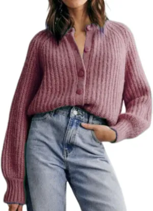 Crochet Cardigan Sweaters for Women Tops Chunky Knitted Crew Neck Long Sleeve Open Front Coat Button Down Jackets