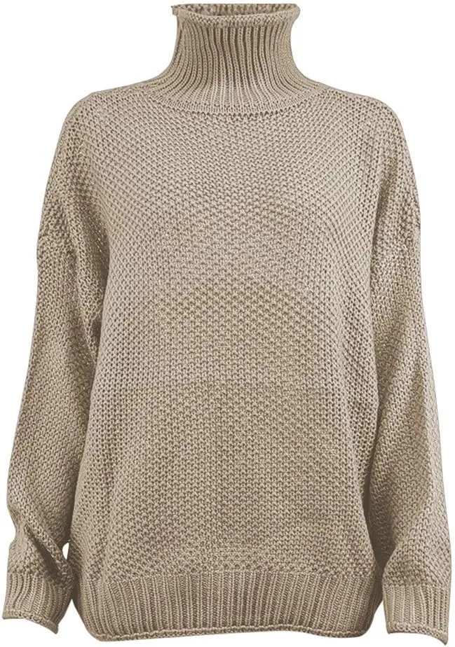 Fall Sweaters for Women Lightweight Pullover Sweater Oversized Loose Knitted Sweaters Round Neck Basic Knitwear
