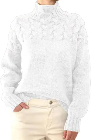 Fall Sweaters for Women Lightweight Pullover Sweater Oversized Loose Knitted Sweaters Round Neck Basic Knitwear