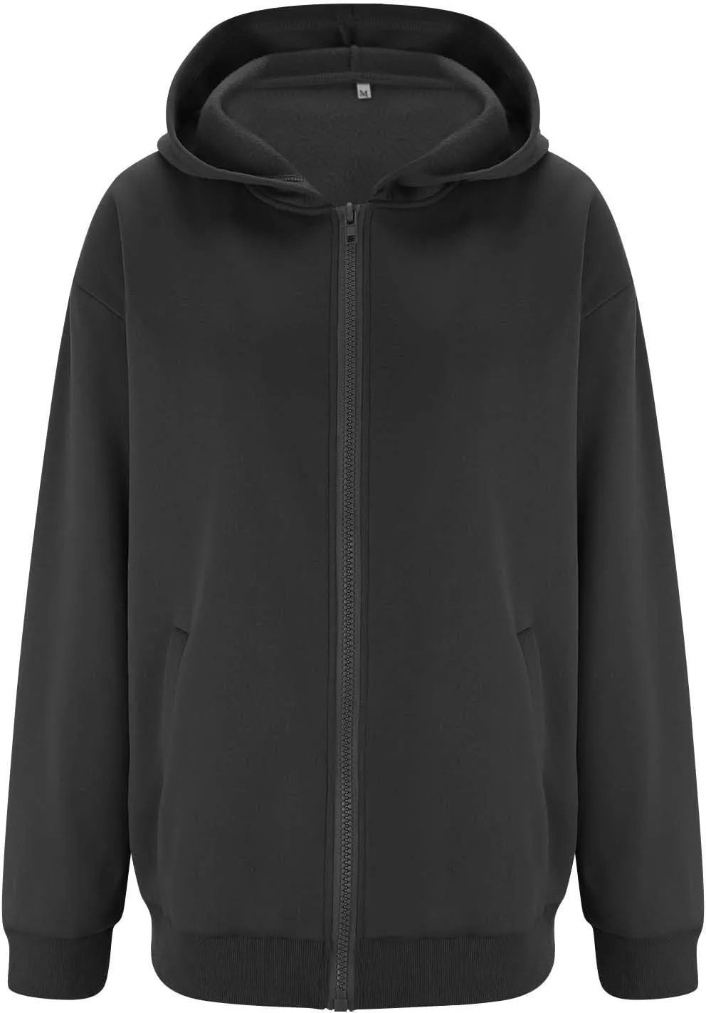 Fall Sweatshirts for Women Full Zip Up Hoodies Oversized Sweatshirt Y2K Clothing Casual Classic Jacket with Pockets