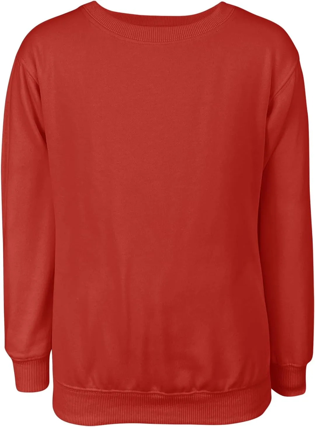 Fanway&EC Girls Casual Crewneck Sweatshirts Long Sleeve Cute Pullover Oversized Lightweight Fleece Tops