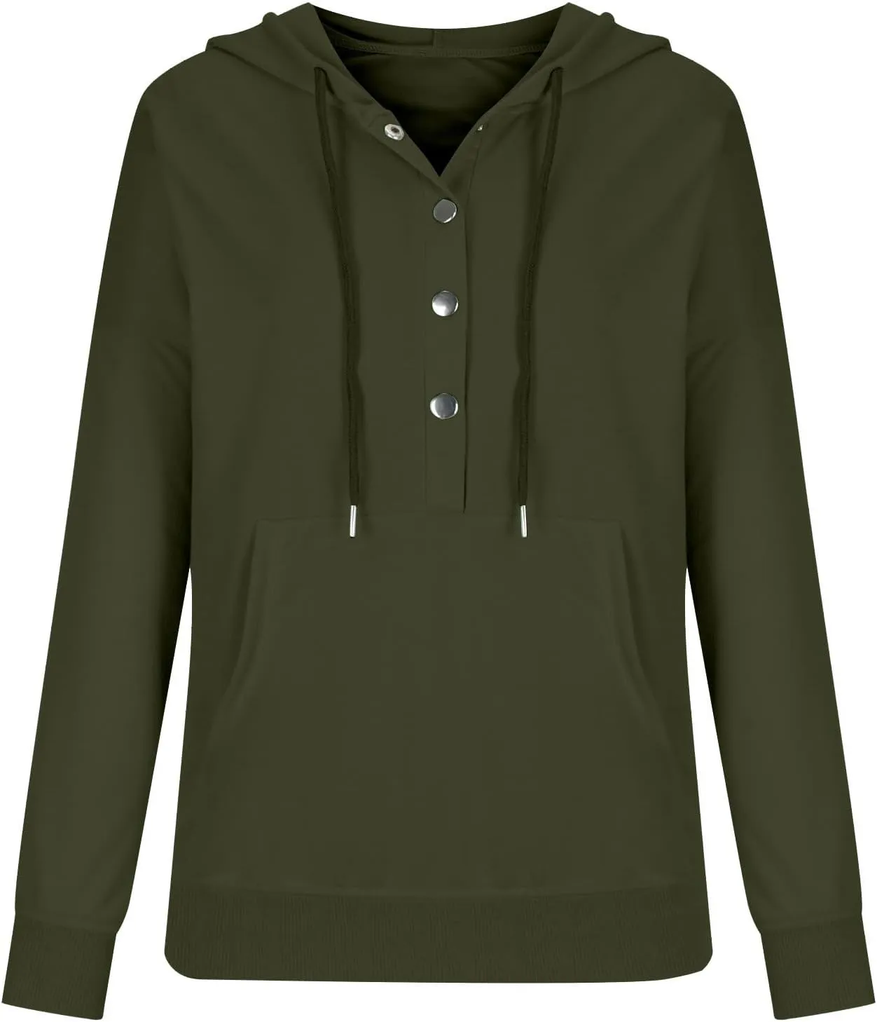 Fashion Casual Hoodies for Women Long Sleeve Pullover Tops Drawstring Hooded Sweatshirts Fall Fashion Outfits 2024