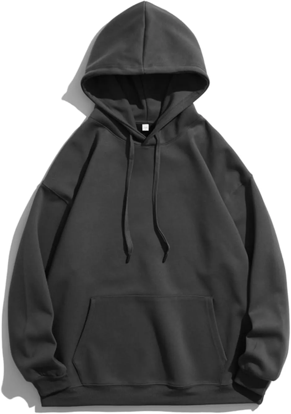 FoxQ Mens Casual Cotton Hooded Pullover Sweatshirts Drawstring Long Sleeve Hoodies