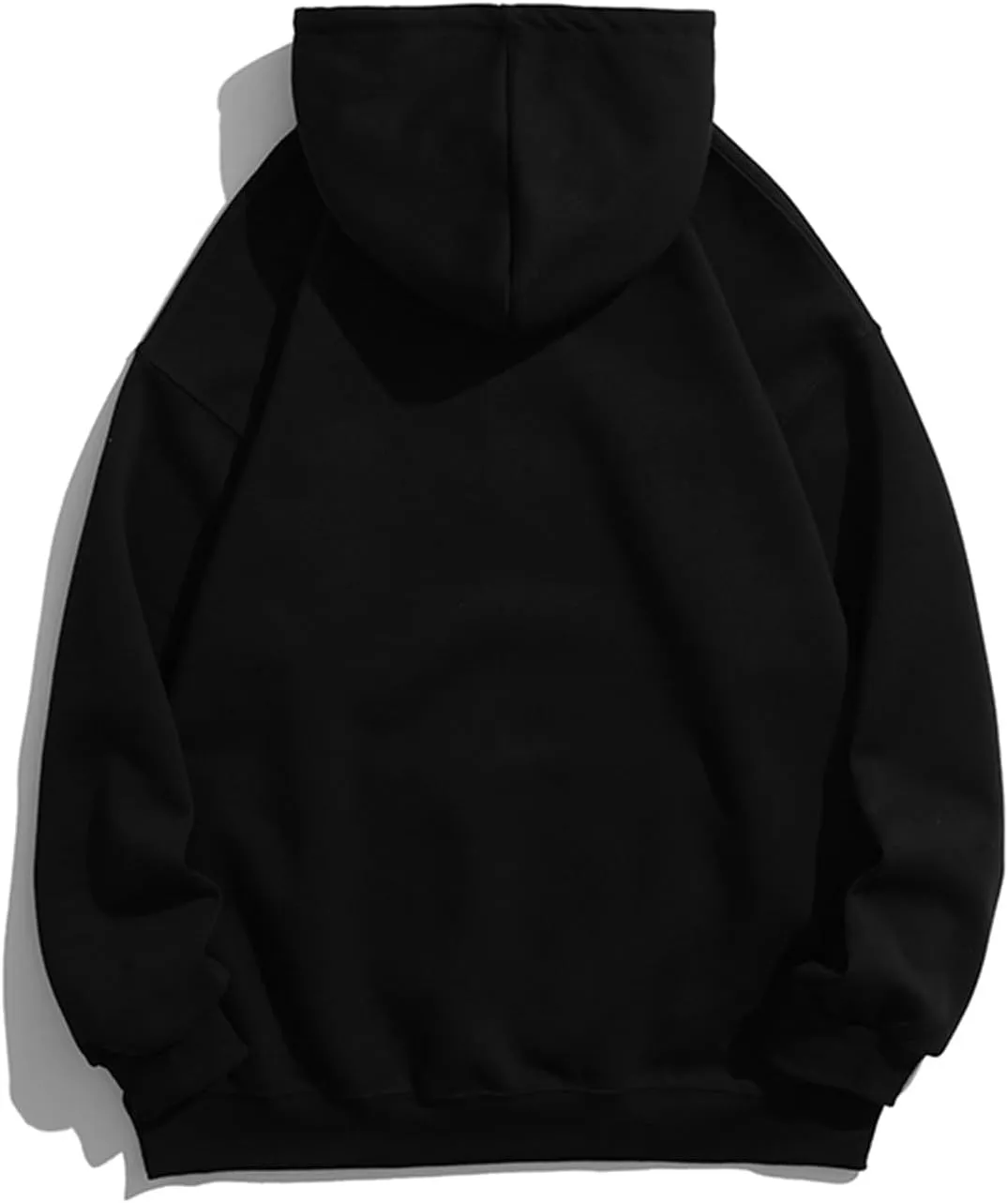 FoxQ Mens Casual Cotton Hooded Pullover Sweatshirts Drawstring Long Sleeve Hoodies