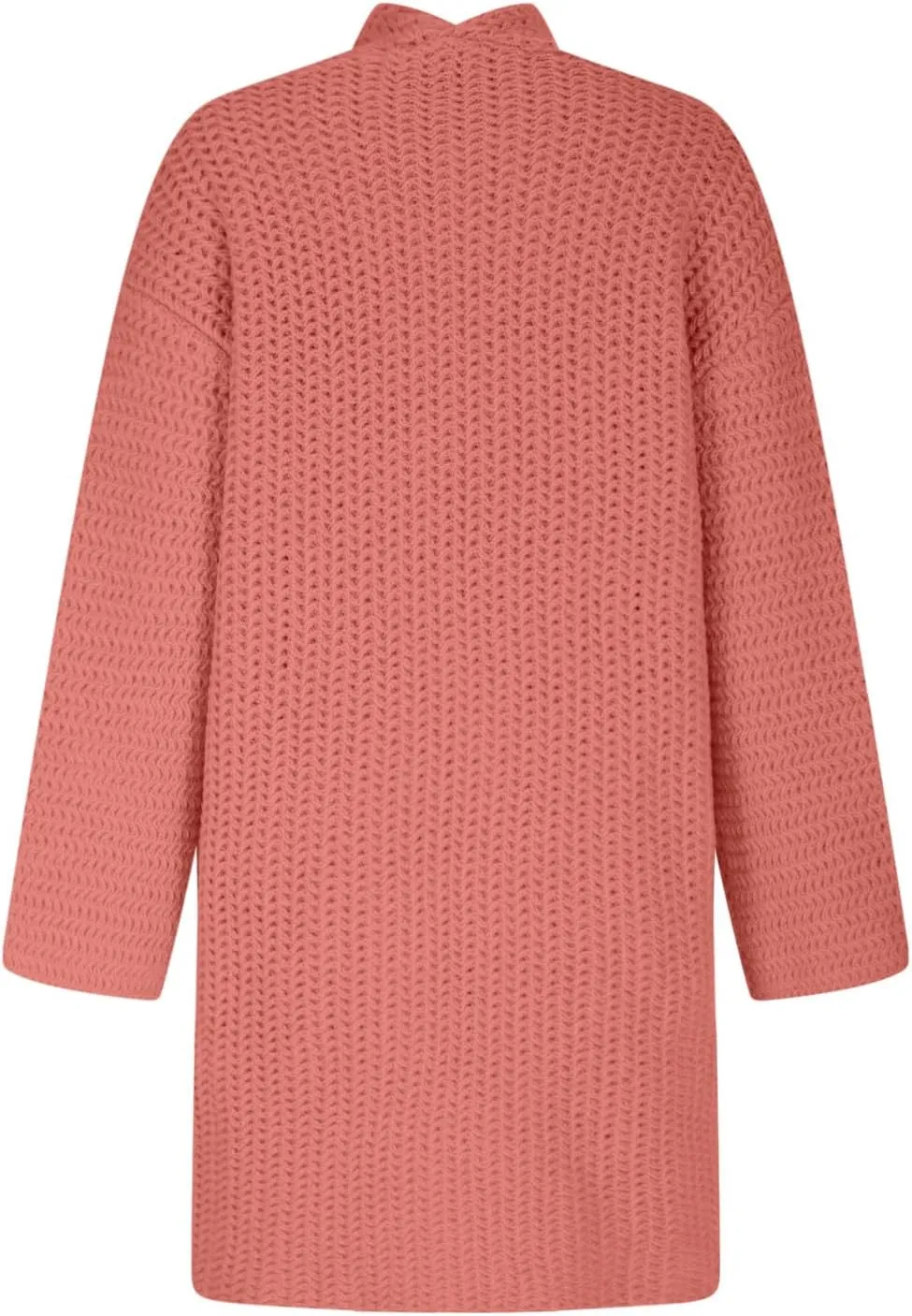 HGps8w Long Cardigans for Women Open Front Loose Casual Long Sleeve Cozy Chunky Knit Outerwear Jackets with Pockets