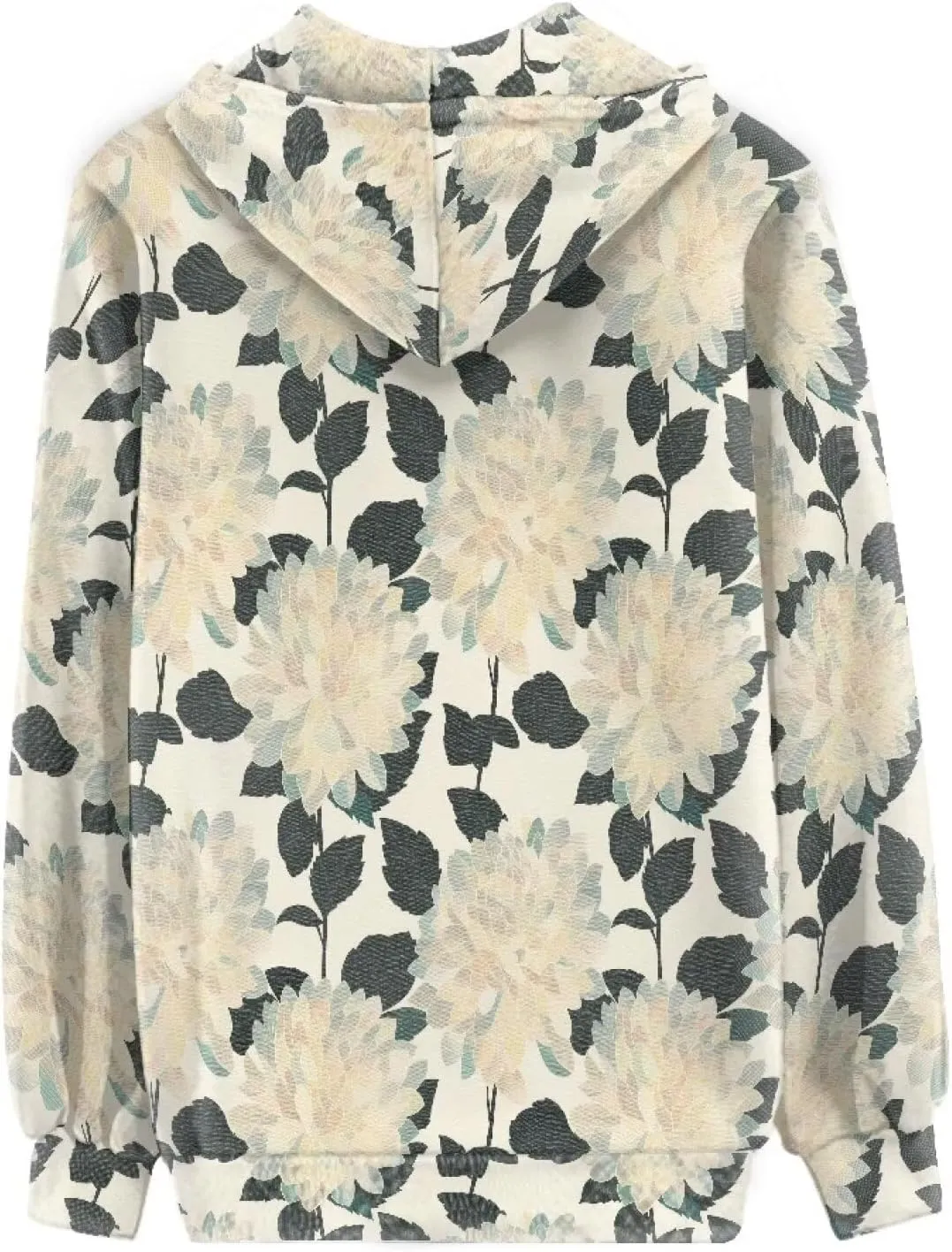 Irisjudy Women's Classic-Fit Hoodies Island Tribal, Butterflies,Music Notes Print Fall Jacket Oversized Sweatshirts XS-5XL