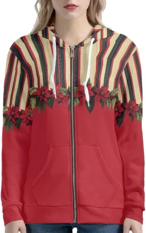 Irisjudy Women's Classic-Fit Hoodies Island Tribal, Butterflies,Music Notes Print Fall Jacket Oversized Sweatshirts XS-5XL