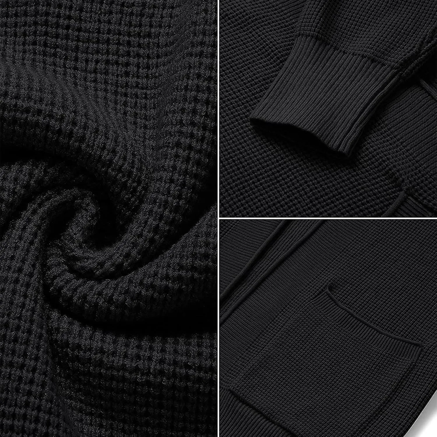 JOAU Fall Winter Cardigan for Women Open Front Long Sleeve Loose Slouchy Chunky Knit Sweater Casual Soft Coat with Pockets