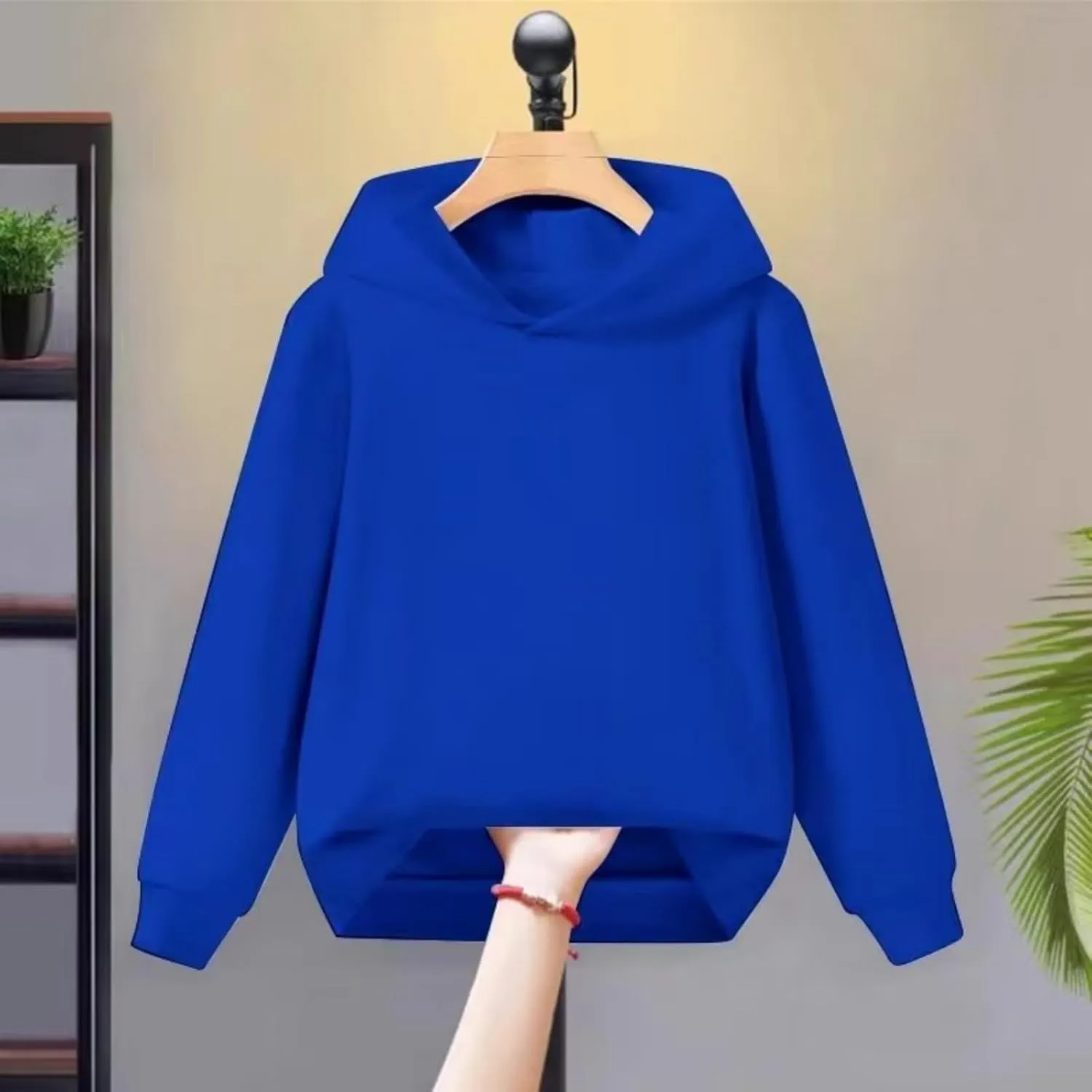 Kids Boys Girls Solid Classic Hoodies Soft Hooded Pullover Sweatshirts for Childrens Basic Cotton Hoodie School Tops