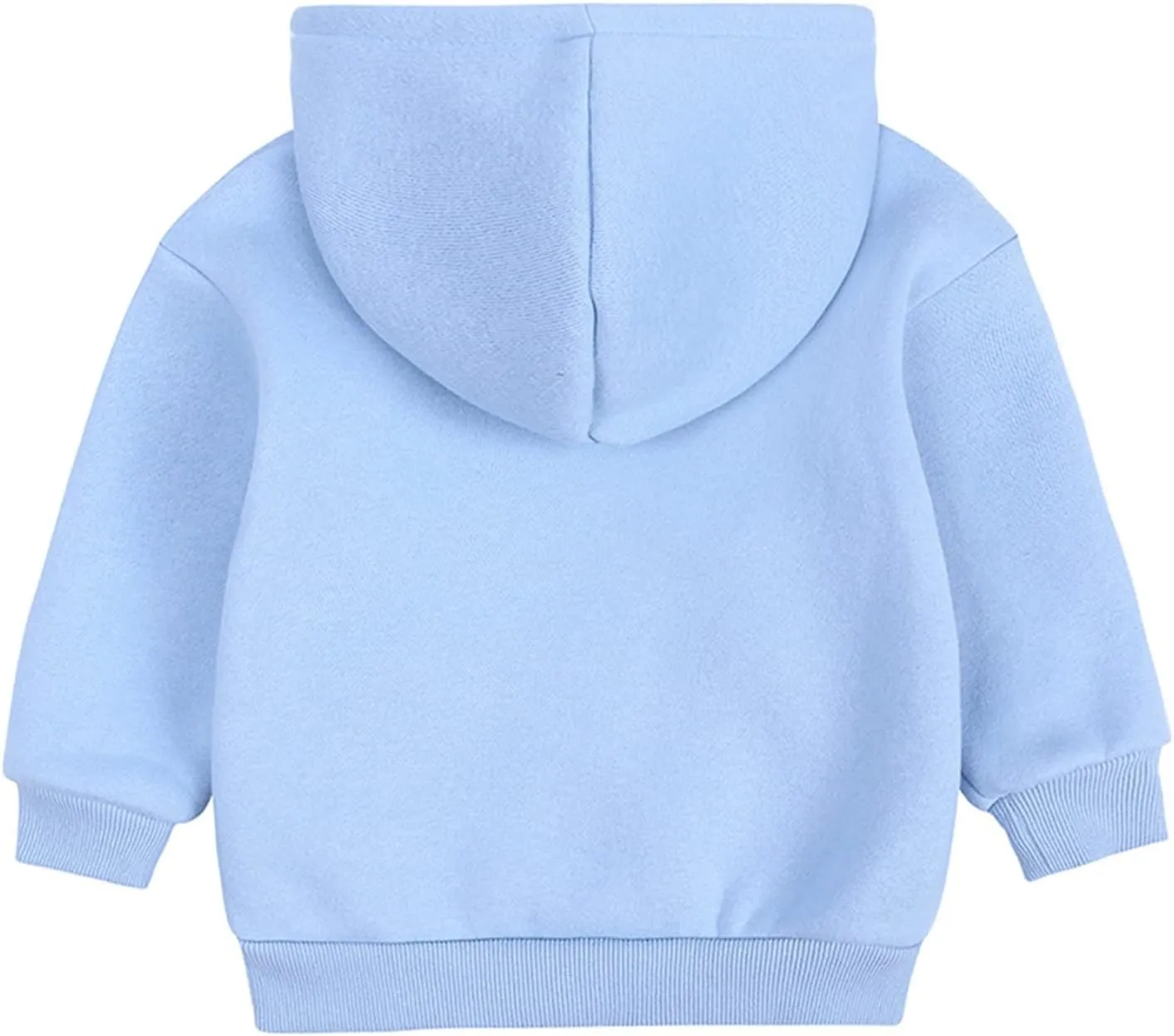 Kids Soft Brushed Fleece Hooded Sweatshirts Active Pullover Hoodie for Boy Girl Basic Solid Cotton Hoodie for Toddler