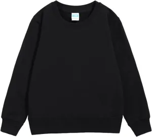 Kids Solid Long Sleeve Sweatshirt Toddler Baby Boys Girls Cotton Pullover Tops Little Girl Soft Casual Blouse Outfits