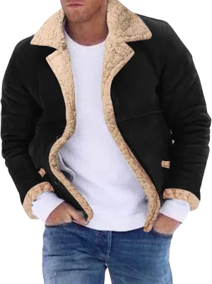 LCMTWX Winter Coats for Men Jackets Coat Leisure Plus Size Hat Zip Pocket Cotton-Padded Warm Soft Hooded Jacket Coat