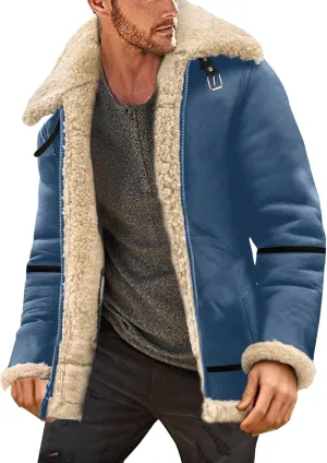 LCMTWX Winter Jackets for Men Jacket Coat Leisure Plus Size Hat Zip Pocket Cotton-Padded Warm Soft Hooded Winter Coats