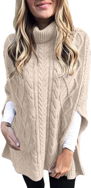 LCMTWX Women's Oversized Sweaters 2023 Long Sleeve Turtleneck Sweater Casual Long Sleeve Crewneck Fashion Fall Clothes
