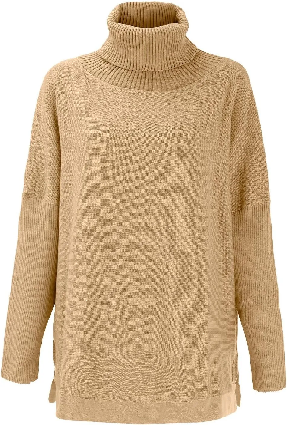 LCMTWX Women's Oversized Sweaters 2023 Long Sleeve Turtleneck Sweater Casual Long Sleeve Crewneck Fashion Fall Clothes