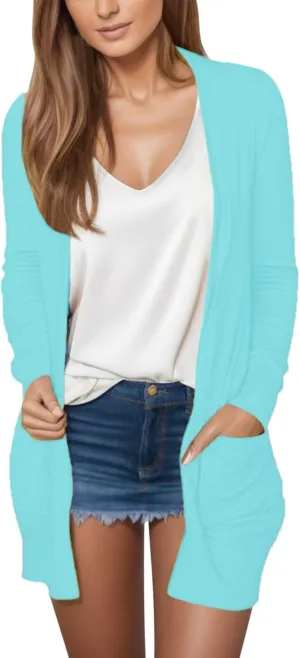 Lightweight Cardigan for Women Trendy Casual Long Cardigan Sweaters for Women Fall Fashion Sweaters for Women 2023