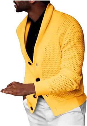 Lightweight Sweaters for Men Eyelet Sweater Casual Knit Sweaters Big and Tall Cardigan Slim Fit Button Down Sweaters