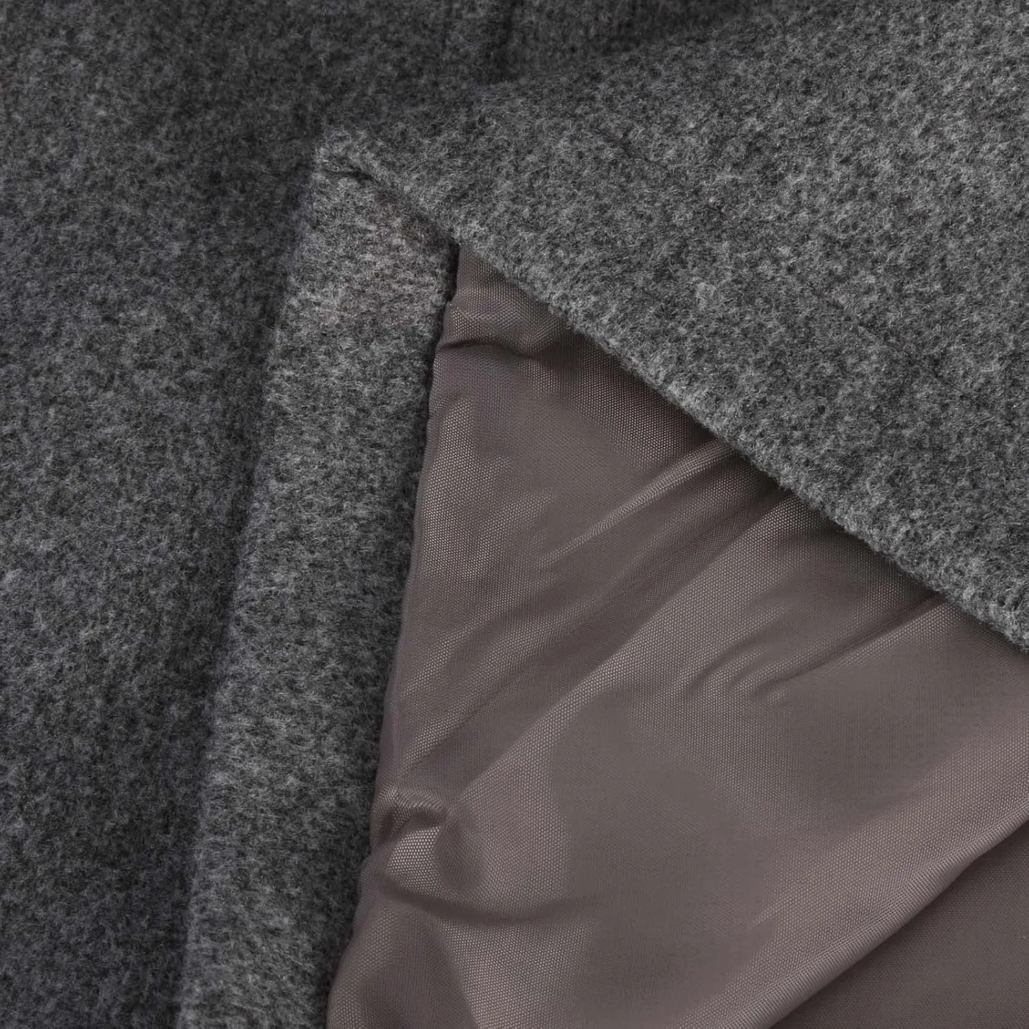 Lmdudan Long Pea Coats for Women Winter Stand Collar Single Breasted Wool Coats Wool Blend Peacoat Thicken Blazer Jackets