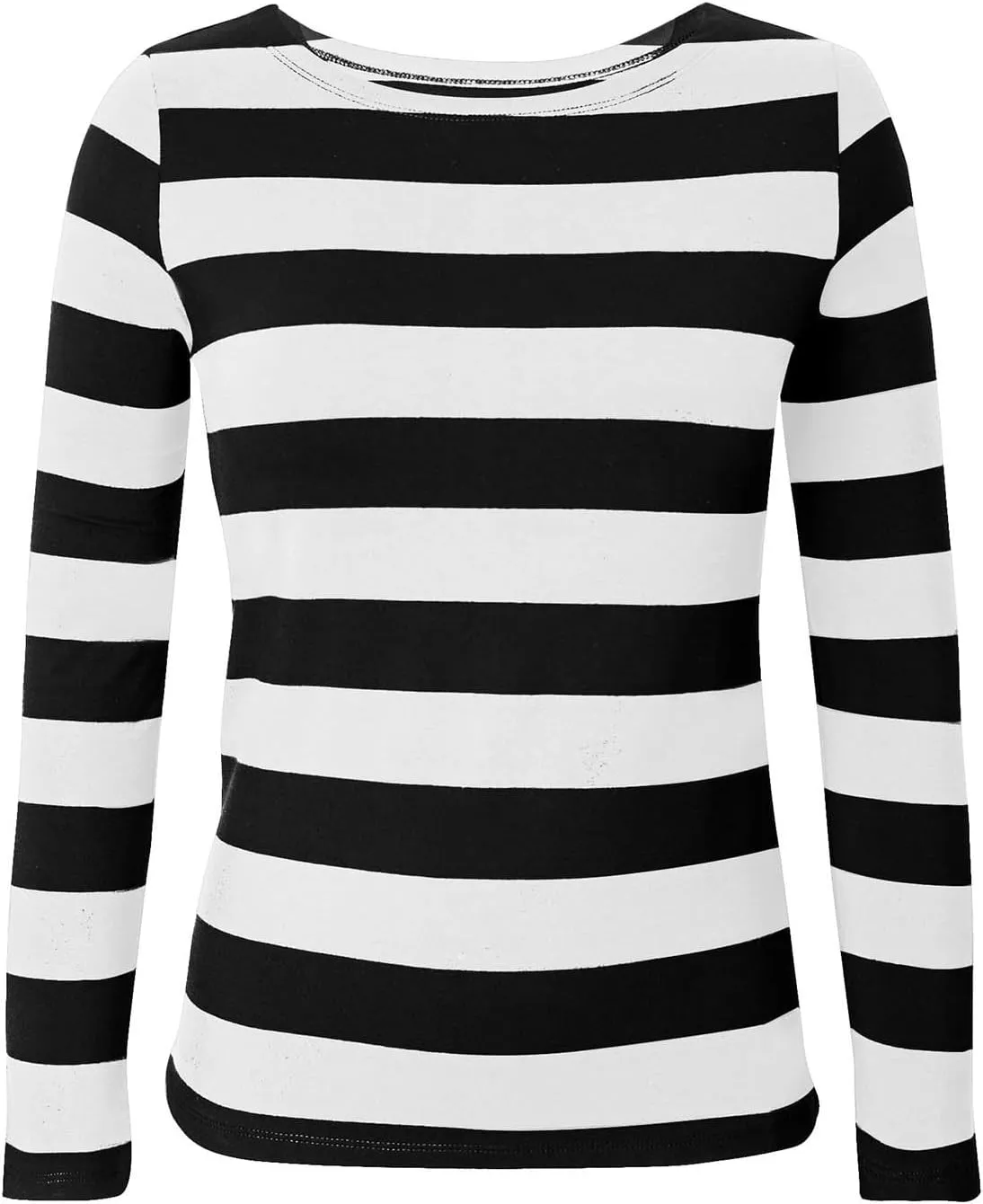 Long Sleeve Sweatshirt Crewneck Striped Colour Block Casual Pullover Top Fashion Fall Lightweight Fleece Shirt