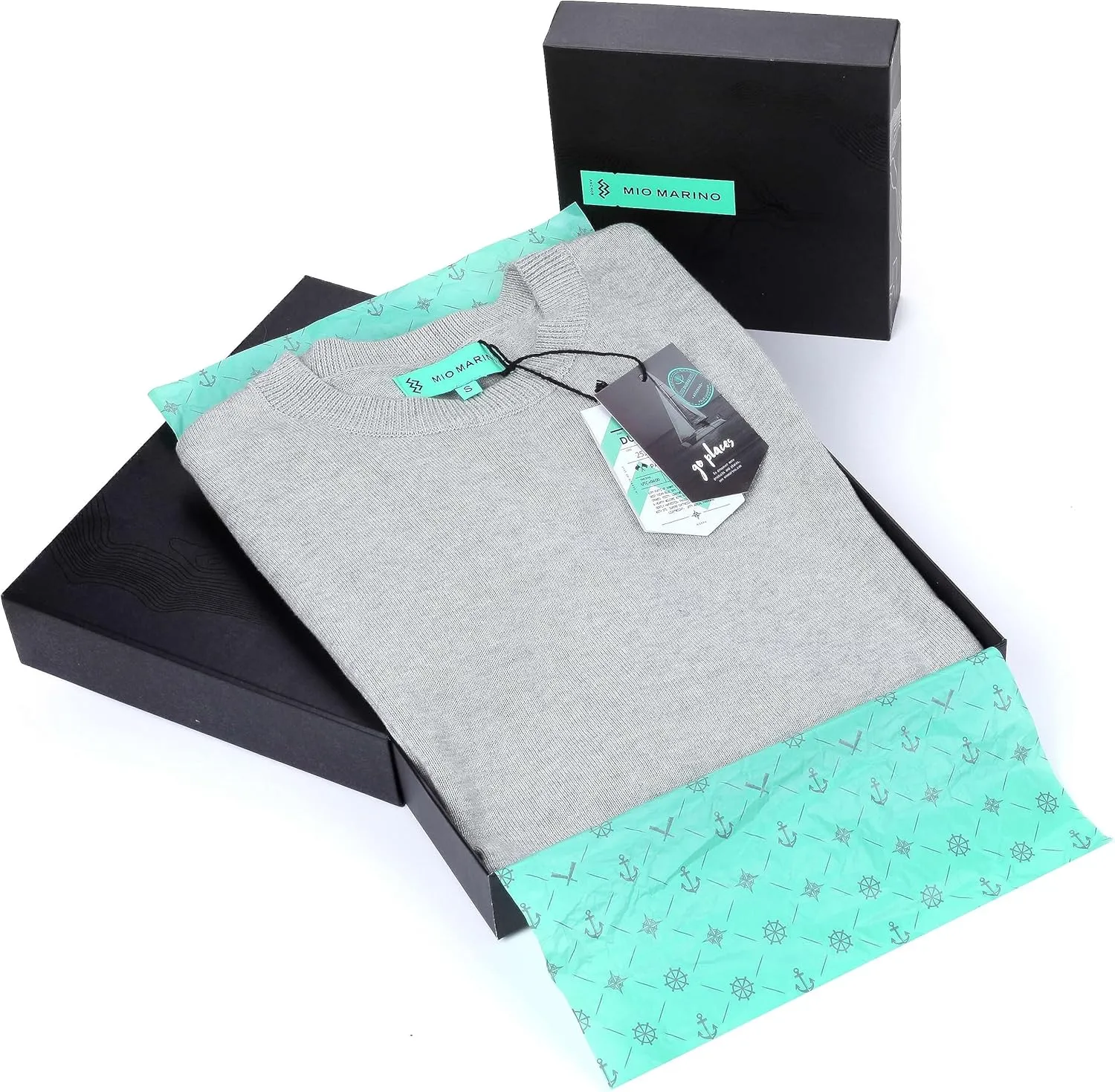 Marino Cotton Sweaters for Men - Lightweight Crewneck Men’s Pullover