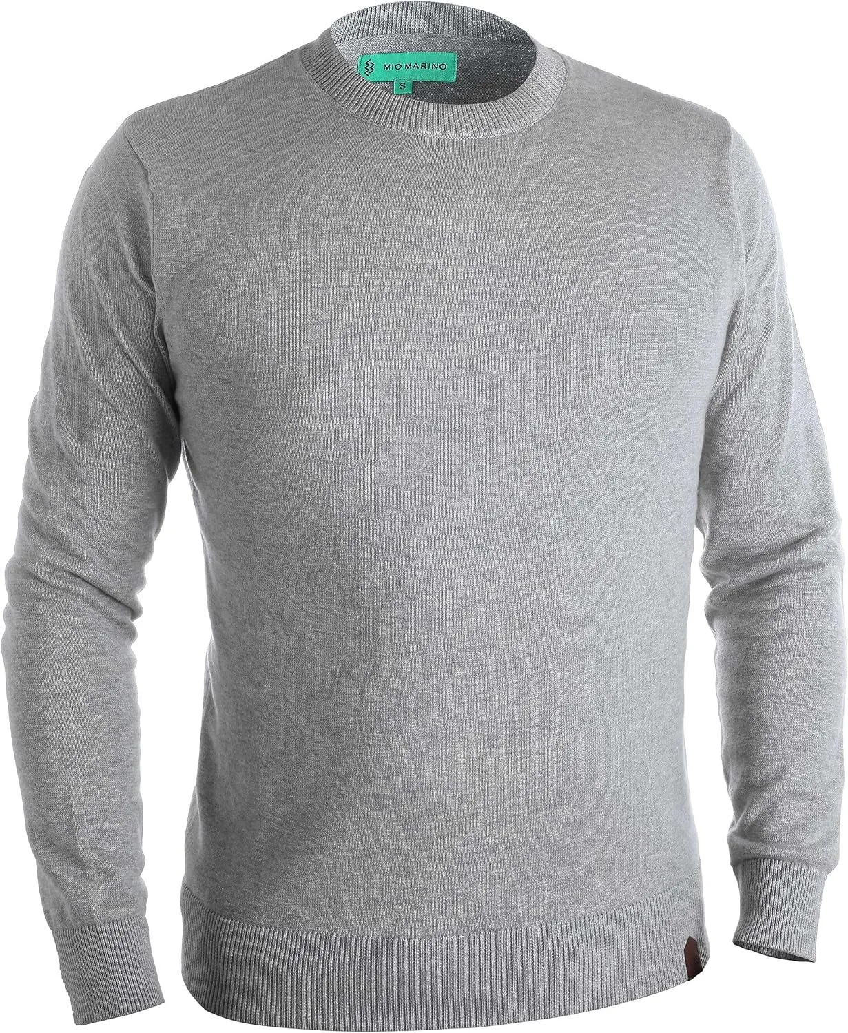 Marino Cotton Sweaters for Men - Lightweight Crewneck Men’s Pullover