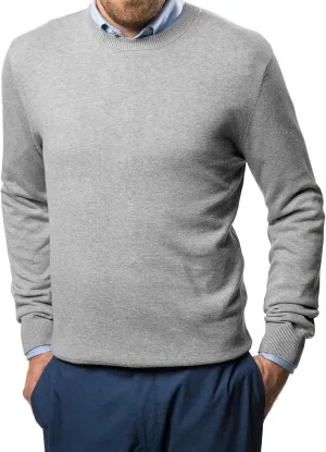 Marino Cotton Sweaters for Men - Lightweight Crewneck Men’s Pullover