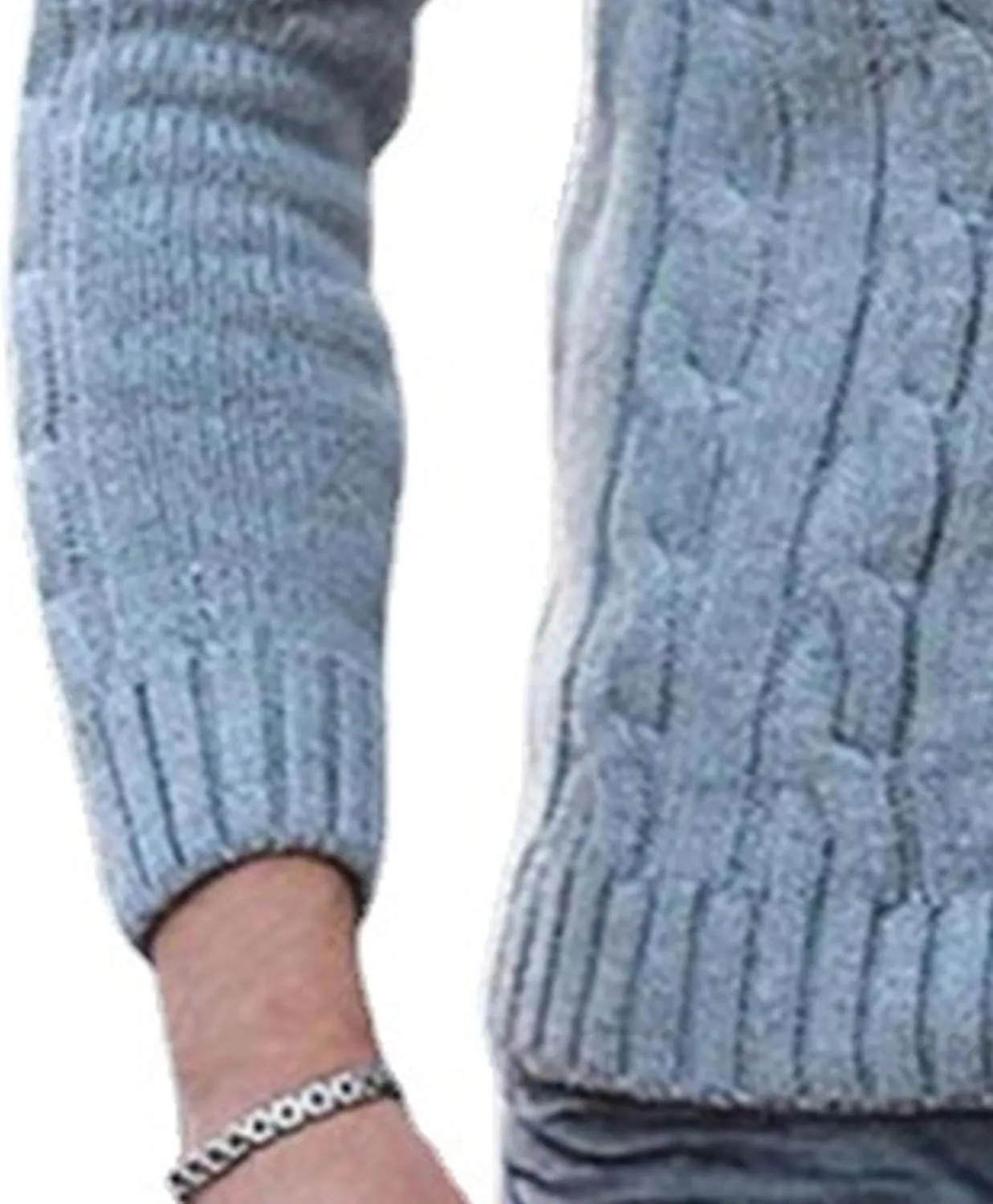 Men V Neck Button-Down Cardigan Casual Shawl Collar Button up Sweaters Cable Knit Ribbed Cardigans Sweater