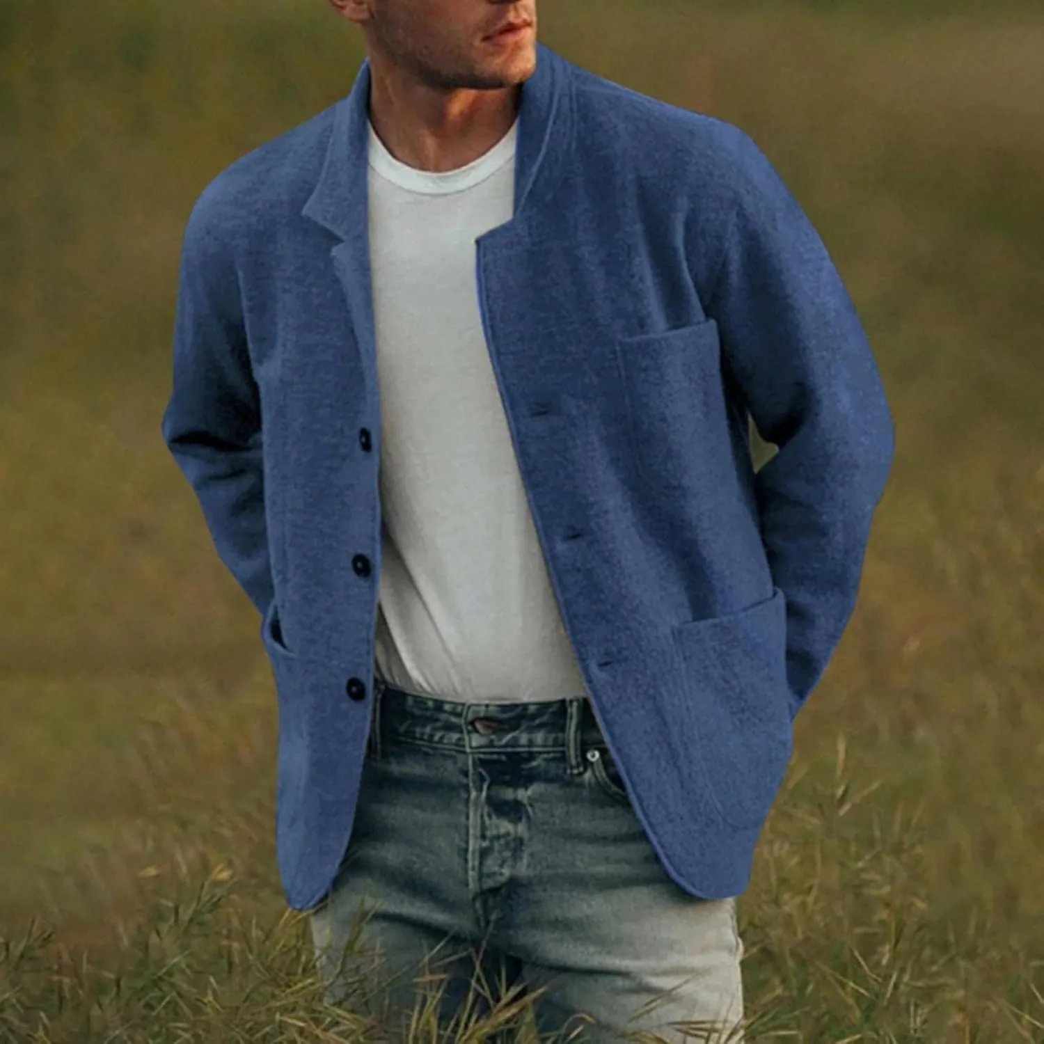 Mens 2023 Cardigans Long Sleeve Cardigan Sweaters Button Down Cable Knitted Sweaters Lightweight Fall Winter Outdoor