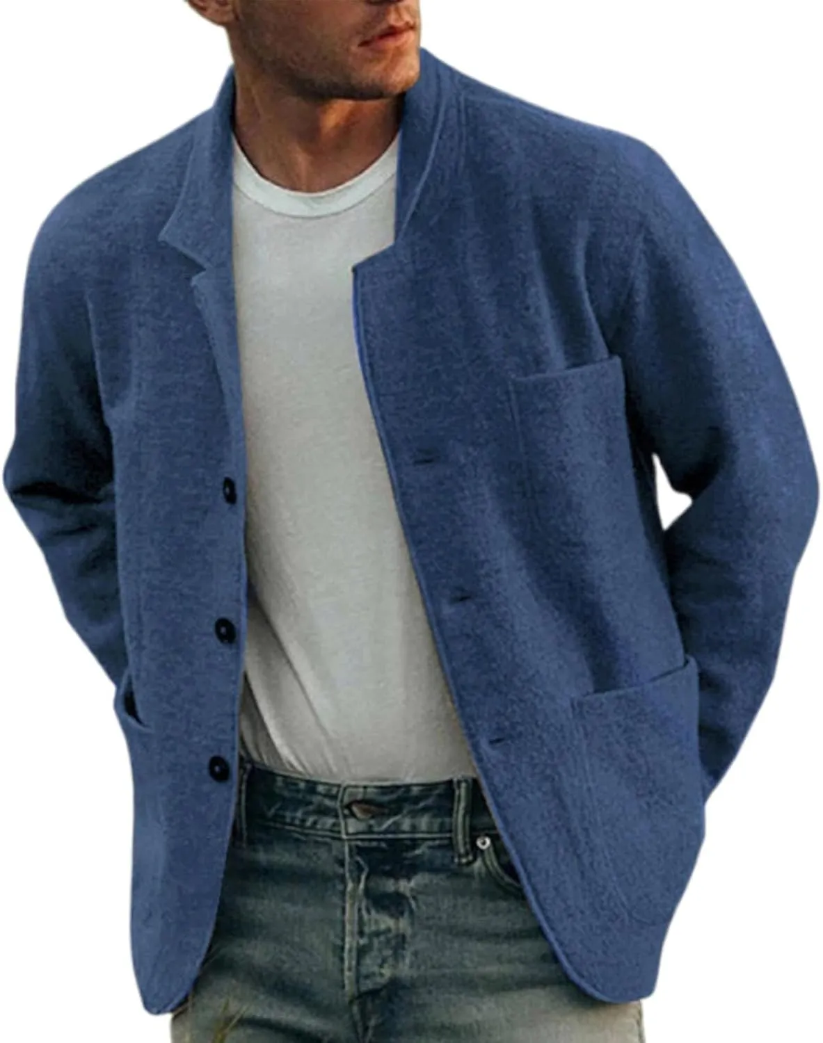 Mens 2023 Cardigans Long Sleeve Cardigan Sweaters Button Down Cable Knitted Sweaters Lightweight Fall Winter Outdoor
