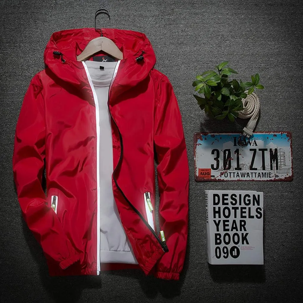 Men's Bomber Jacket Warm Waterproof Puffer Jacket Hooded Windproof Winter Coat Jacket, M-7XL