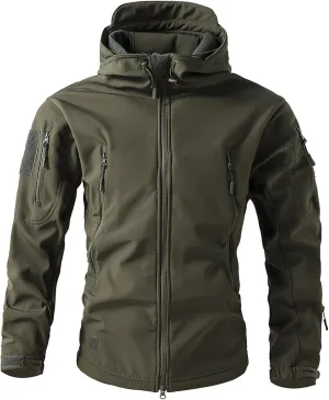 Men's Camo Hoodie & Tactical Jackets for Hunting, Skiing, and Winter - Warm & Stylish Outdoor Gear