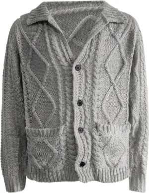 Mens Cardigan Sweaters Button Down Cardigan Sweaters Lightweight Open Front Cable Knit Cardigan Jacket Coats Clothing
