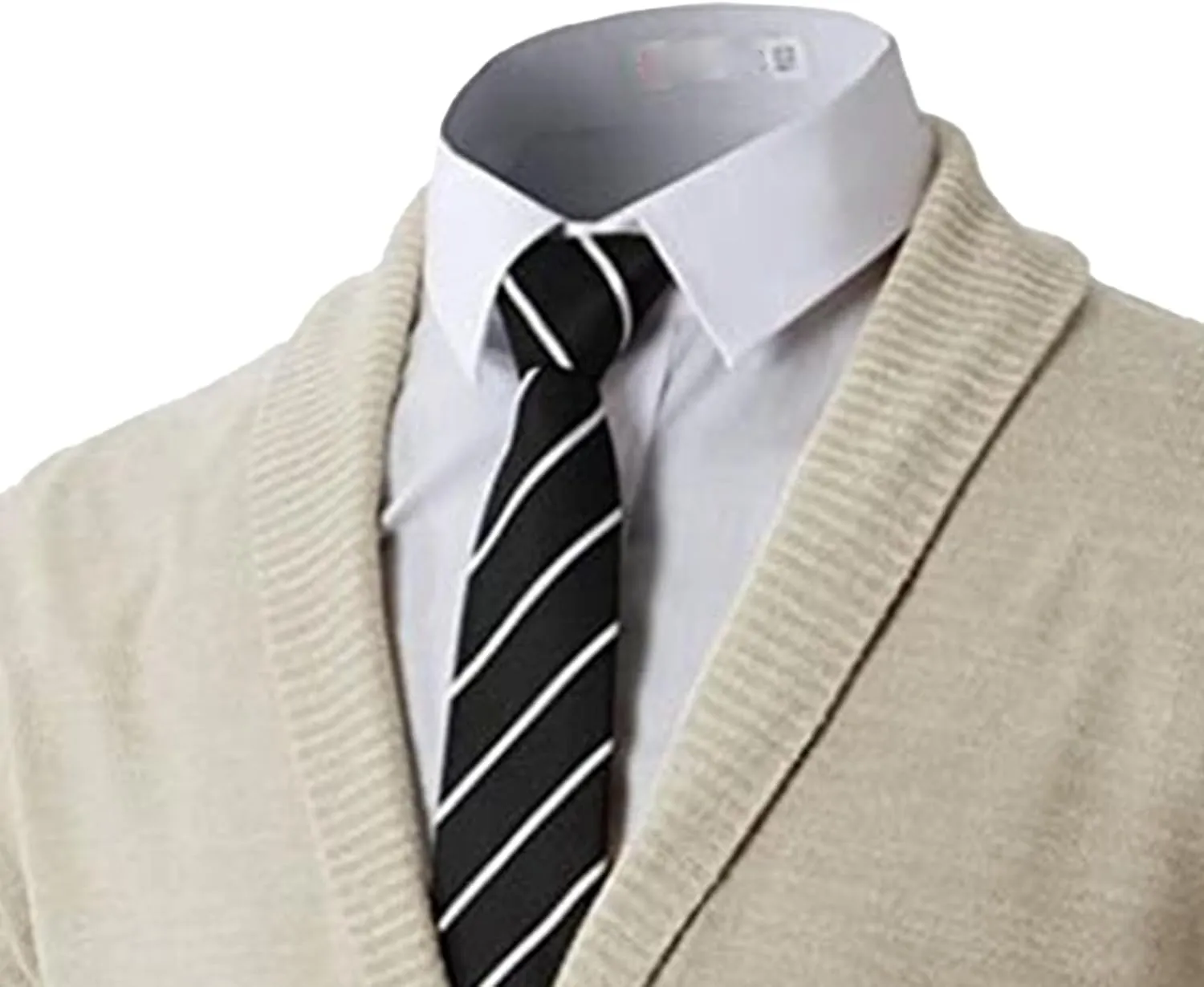 Mens Casual Open Front Long Sleeve Button up V-Neck Knitted Sweaters Causal Slim Fit Cardigans Pocket